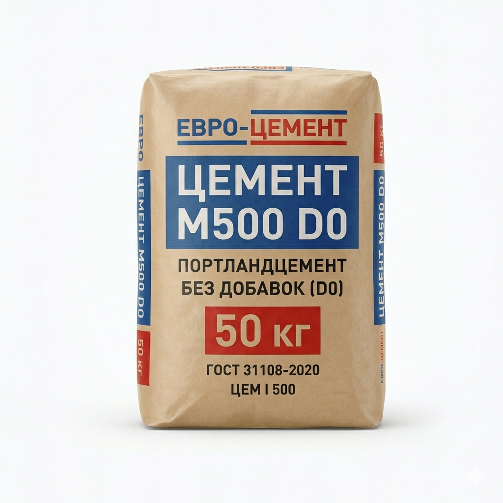 Цемент М500 D0, 50 кг
