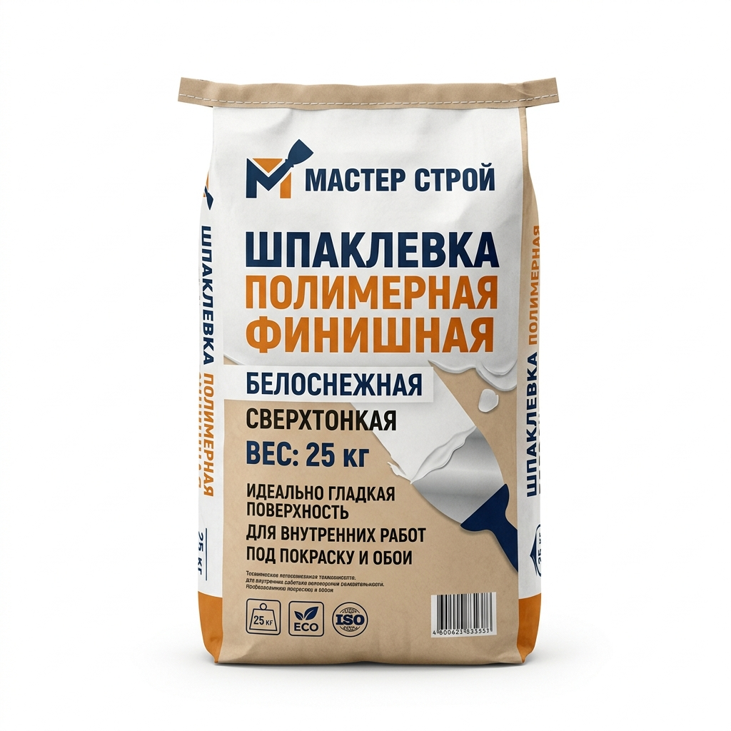 Шпаклевка полимерная финишная, 25 кг